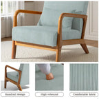 Fauteuil d'appoint du milieu du siècle en velours côtelé – 1 place, plusieurs couleurs