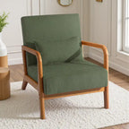 Fauteuil d'appoint du milieu du siècle en velours côtelé – 1 place, plusieurs couleurs