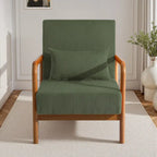 Fauteuil d'appoint du milieu du siècle en velours côtelé – 1 place, plusieurs couleurs
