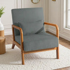 Fauteuil d'appoint du milieu du siècle en velours côtelé – 1 place, plusieurs couleurs