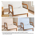 Fauteuil d'appoint du milieu du siècle en velours côtelé – 1 place, plusieurs couleurs