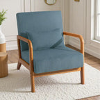 Fauteuil d'appoint du milieu du siècle en velours côtelé – 1 place, plusieurs couleurs