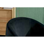 Fauteuil d'appoint pivotant en velours – 1 place, plusieurs couleurs