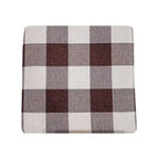 Repose-pieds ottoman à carreaux vichy – Plusieurs couleurs