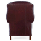 Fauteuil à oreilles inclinable en cuir avec dossier coulissant – 1 place, plusieurs coloris