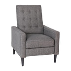 Fauteuil inclinable à dossier basculant capitonné – 1 place, plusieurs coloris