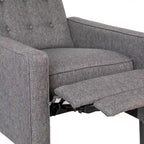 Fauteuil inclinable à dossier basculant capitonné – 1 place, plusieurs coloris