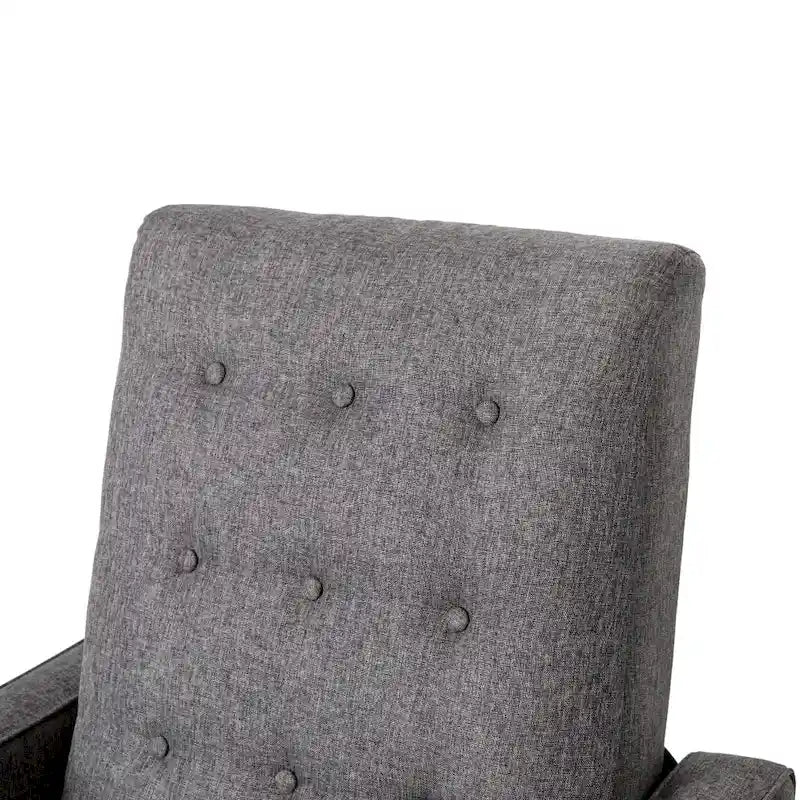 Fauteuil inclinable à dossier basculant capitonné – 1 place, plusieurs coloris