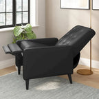 Fauteuil inclinable à dossier basculant capitonné – 1 place, plusieurs coloris