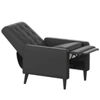 Fauteuil inclinable à dossier basculant capitonné – 1 place, plusieurs coloris
