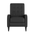 Fauteuil inclinable à dossier basculant capitonné – 1 place, plusieurs coloris