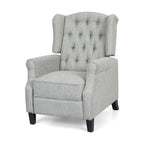 Fauteuil inclinable à dossier basculant, capitonné en polyester – 1 place, plusieurs coloris