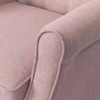 Fauteuil inclinable à dossier basculant, capitonné en polyester – 1 place, plusieurs coloris