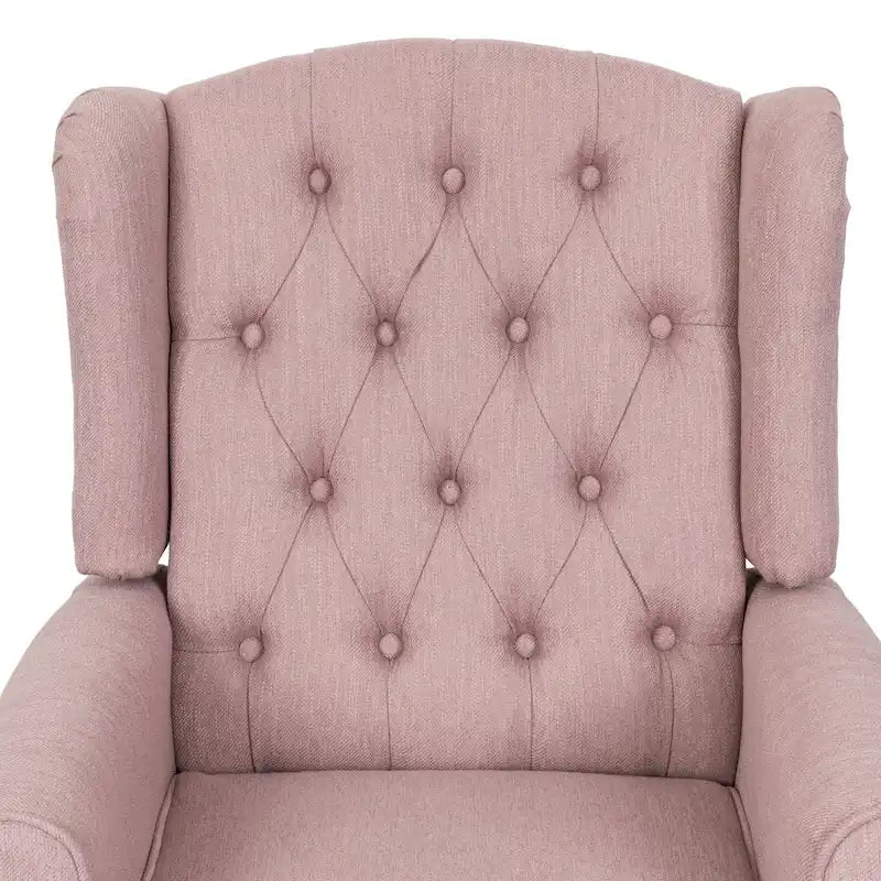 Fauteuil inclinable à dossier basculant, capitonné en polyester – 1 place, plusieurs coloris