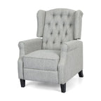 Fauteuil inclinable à dossier basculant, capitonné en polyester – 1 place, plusieurs coloris