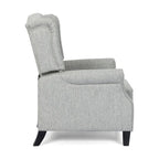 Fauteuil inclinable à dossier basculant, capitonné en polyester – 1 place, plusieurs coloris