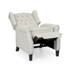 Fauteuil inclinable à dossier basculant, capitonné en polyester – 1 place, plusieurs coloris
