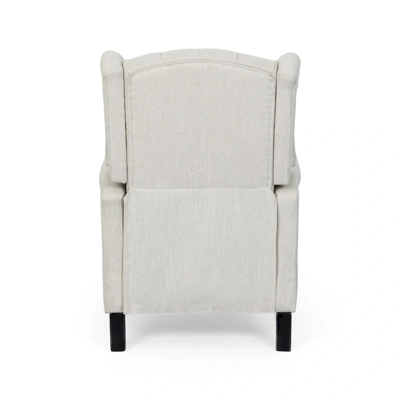 Fauteuil inclinable à dossier basculant, capitonné en polyester – 1 place, plusieurs coloris