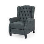 Fauteuil inclinable à dossier basculant, capitonné en polyester – 1 place, plusieurs coloris