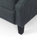 Fauteuil inclinable à dossier basculant, capitonné en polyester – 1 place, plusieurs coloris