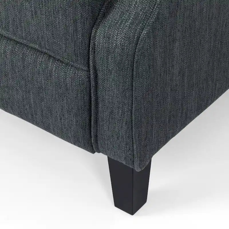 Fauteuil inclinable à dossier basculant, capitonné en polyester – 1 place, plusieurs coloris