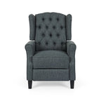 Fauteuil inclinable à dossier basculant, capitonné en polyester – 1 place, plusieurs coloris