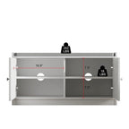 Banc de rangement pour chaussures rembourré blanc/noir avec armoire à porte – 1 place