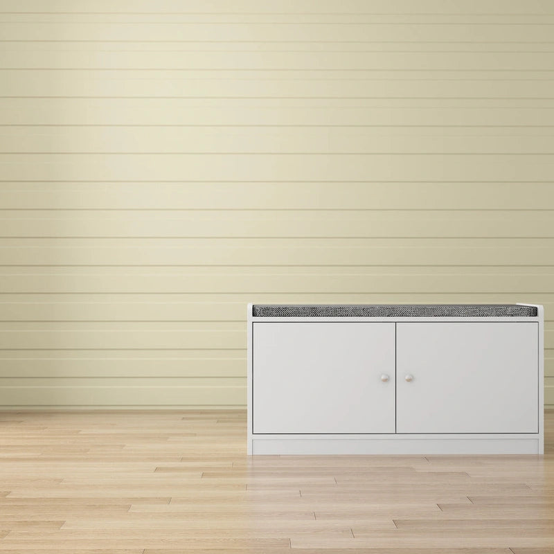 Banc de rangement pour chaussures rembourré blanc/noir avec armoire à porte – 1 place