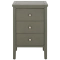 Table d'appoint à 3 tiroirs style champêtre – Plusieurs couleurs