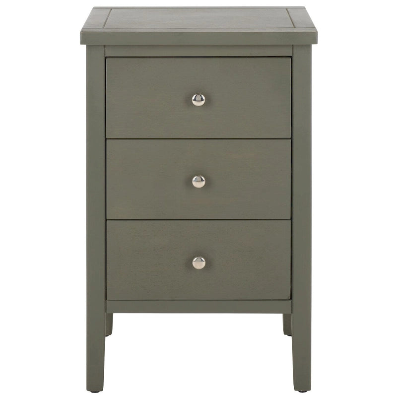 Table d'appoint à 3 tiroirs style champêtre – Plusieurs couleurs
