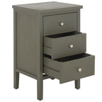 Table d'appoint à 3 tiroirs style champêtre – Plusieurs couleurs