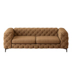 Canapé Chesterfield 3 places en velours capitonné – Plusieurs coloris disponibles