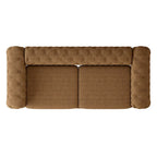 Canapé Chesterfield 3 places en velours capitonné – Plusieurs coloris disponibles