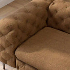 Canapé Chesterfield 3 places en velours capitonné – Plusieurs coloris disponibles