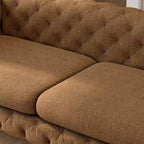 Canapé Chesterfield 3 places en velours capitonné – Plusieurs coloris disponibles
