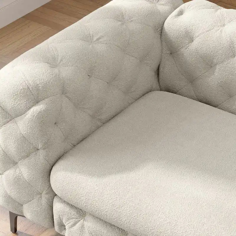 Canapé Chesterfield 3 places en velours capitonné – Plusieurs coloris disponibles