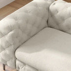 Canapé Chesterfield 3 places en velours capitonné – Plusieurs coloris disponibles