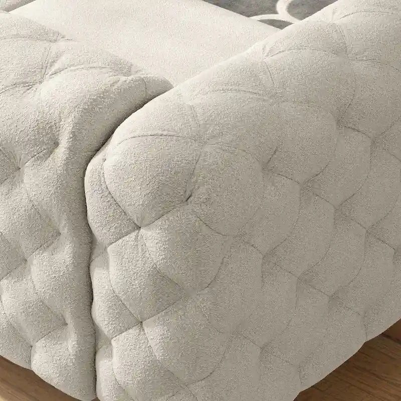 Canapé Chesterfield 3 places en velours capitonné – Plusieurs coloris disponibles