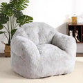 Fauteuil poire en mousse à mémoire de forme et fausse fourrure – 1 place, plusieurs coloris
