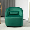 Fauteuil d'appoint pivotant à 360° en velours – 1 place, plusieurs coloris