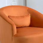 Fauteuil d'appoint pivotant à 360° en velours – 1 place, plusieurs coloris